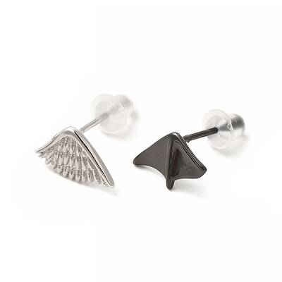 Brass Asymmetrical Earrings for Women