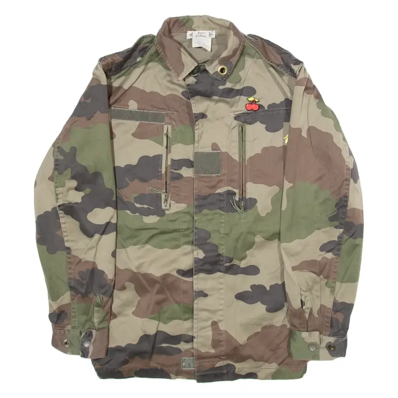 Army Mens Military Jacket Green L