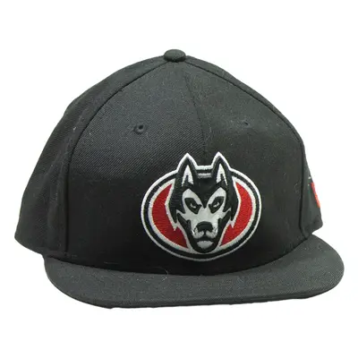 NEW ERA St Cloud State Mens Snapback Cap Black Wool M