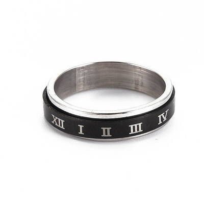Roman Numerals Finger Ring