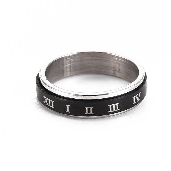 Roman Numerals Finger Ring