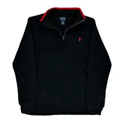 Polo By Ralph Lauren 1/4 Zip - XS Black Cotton