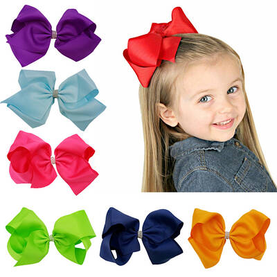 Grosgrain Bowknot Alligator Hair Clips