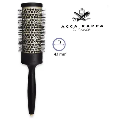 Acca Kappa Ceramic Grid Thermal Brush Diam.43