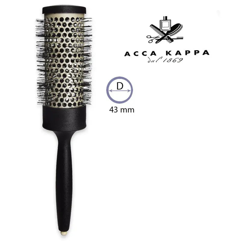 Acca Kappa Ceramic Grid Thermal Brush Diam.43
