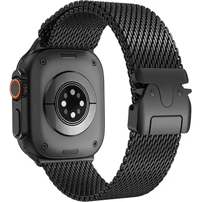 Stainless Steel Watch Band (Band Only), Replacement Watch Band for Apple Watch Ultra 2/Ultra 49mm, 10 46mm, 9/8/7 45mm, SE2/S...