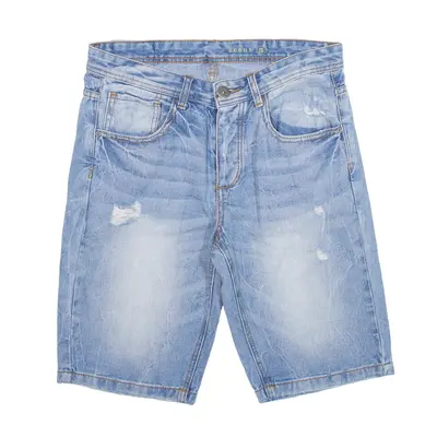 SCOUT Distressed Denim Shorts Blue Regular Womens S W29