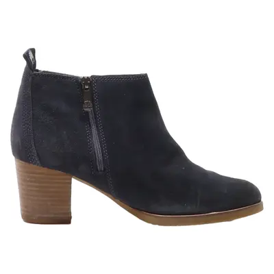 TIMBERLAND Ankle Boots Blue Suede Womens UK 5.5