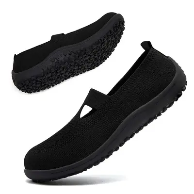 Barefoot Flats Shoes for Women Casual Slip on Zero Drop Mesh Minimalist Cheerleading Shoes Walking Fashion Wide Toe Box Sneak...