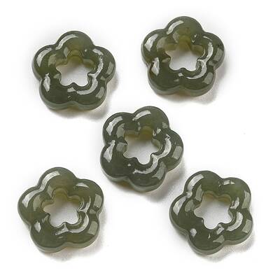 Natural Hetian Jade Linking Rings