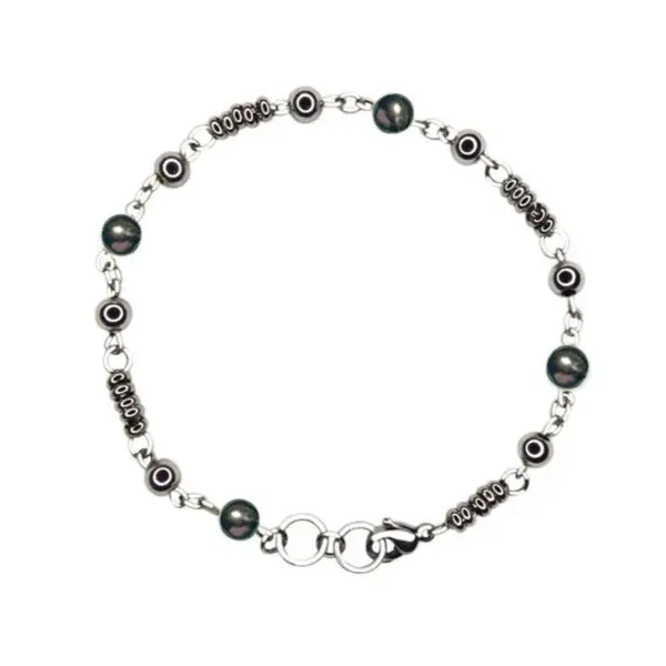 Black Silver Pearl Bracelet | Size: 8