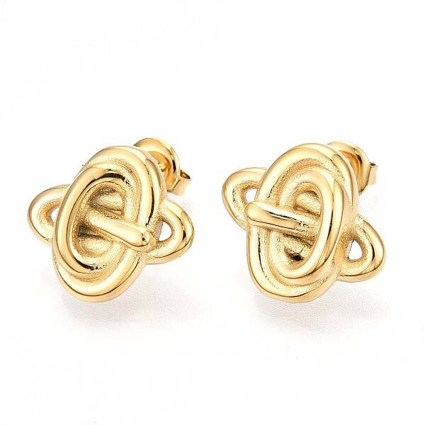 Ion Plating(IP) 304 Stainless Steel Stud Earrings
