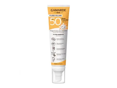 Gamarde Baby - Sun Fluid SPF50 - Face & Body, Sensitive skin - BIO 100 ml
