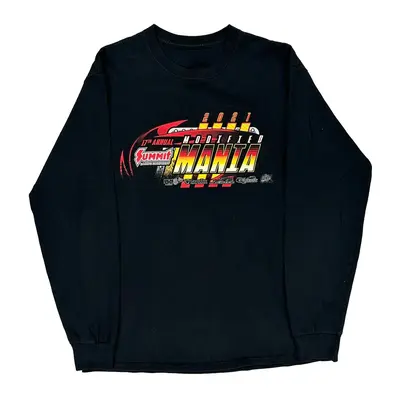 Modified Mania Unbranded Graphic T-Shirt - Medium Black Cotton