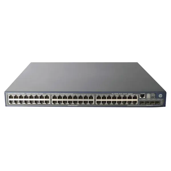 HP JD376AR | 5500 EI Series 5500-48G-PoE 48 x RJ-45 Ports 10/100/1000Base-T + 4 x SFP (mini-GBIC) Layer 3 Managed 1U Rack-mou...