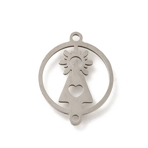 201 Stainless Steel Laser Cut Connector Charms