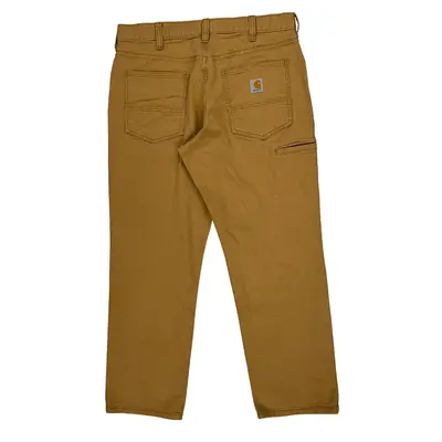 Carhartt Trousers - 36W 29L Brown Cotton Blend | Size: 36″ waist