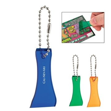 250 Customized Lottery Scratcher With Bead Chain