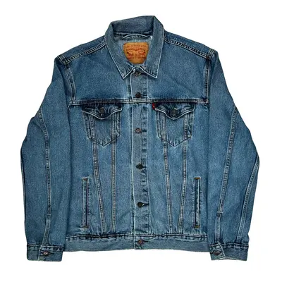 Levis Denim Jacket - Large Blue Denim