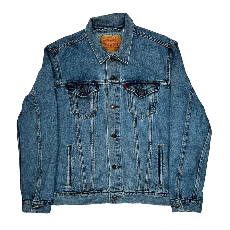 Levis Denim Jacket - Large Blue Denim