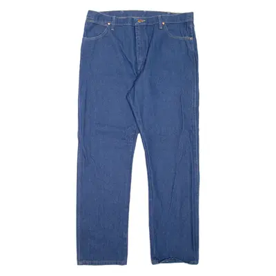WRANGLER Mens Jeans Blue Regular Straight W38 L32