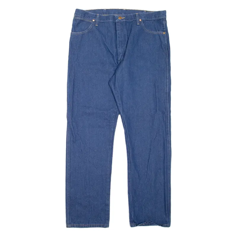 WRANGLER Mens Jeans Blue Regular Straight W38 L32
