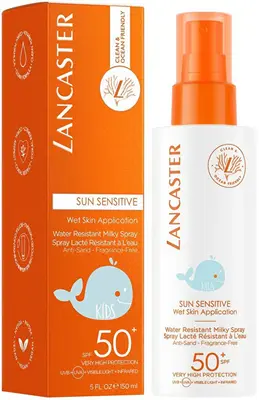 Lancaster Spray Protettivo Per Bambini Spf 50+ Sun Sensitiv E (Water Resistant And Milky Spray) 150 Ml