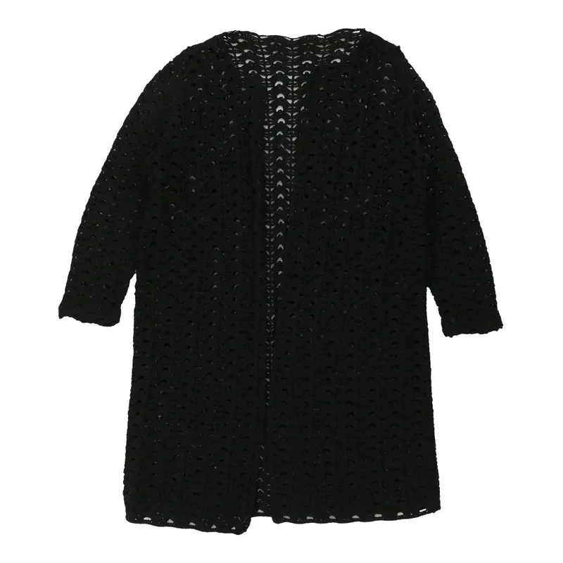 Unbranded Cardigan - Large Black Cotton