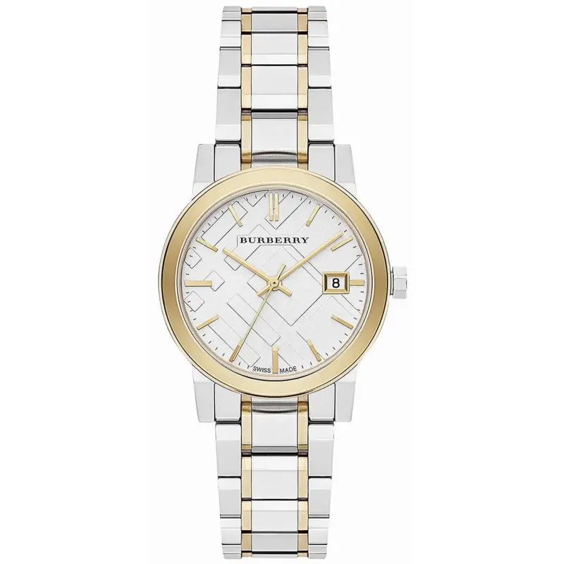 Burberry BU9115 Ladies Two Tone The City Watch