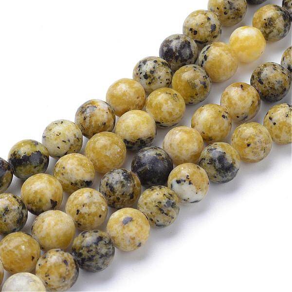 Natural Yellow Turquoise(Jasper) Beads Strands