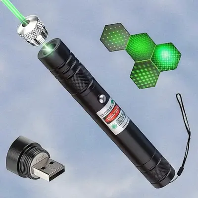 2024 Long Range Green Laser Pointer with USB Charging Cable, Laser Pointer High Power, Laser Pointer for Indoor Meetings, Pre...