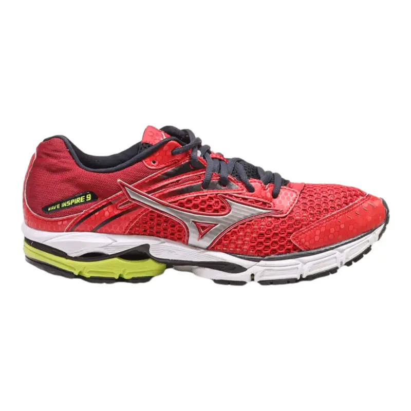 MIZUNO Sneaker Trainers Red Synthetic Mens UK 9.5