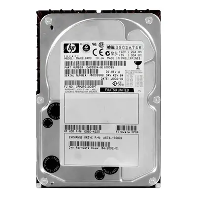 A6741-69001 HP 18.2GB Ultra-160 SCSI 10000 3.5-inch Hard Drive