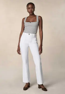 Jeans Belleville Jeans Blanc | Color: BLANC | Size: 28