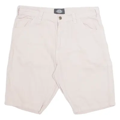 DICKIES Mens Denim Shorts Pink M W34
