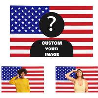 Custom America Flag 3X5 Ft Personalized Flags Design Your Image Funny Tapestry Poster For Decorate Clubs Concerts Bars Univer...