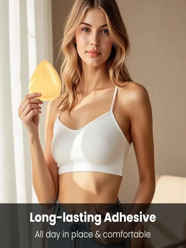 DareShow Strapless design, Bra accessory, Sticky Inserts - Instant Lift & Boost, Washable & Reusable, Outfit Enhancer, Hand w...