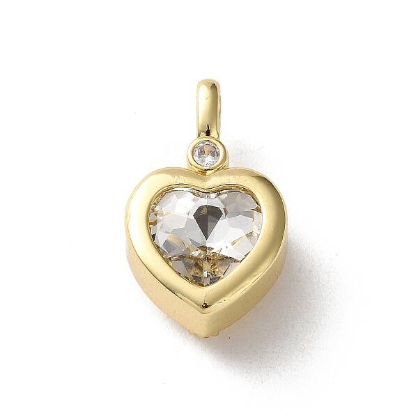 Brass Rhinestone Pendants