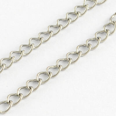 Non-Tarnish 304 Stainless Steel Curb Chains