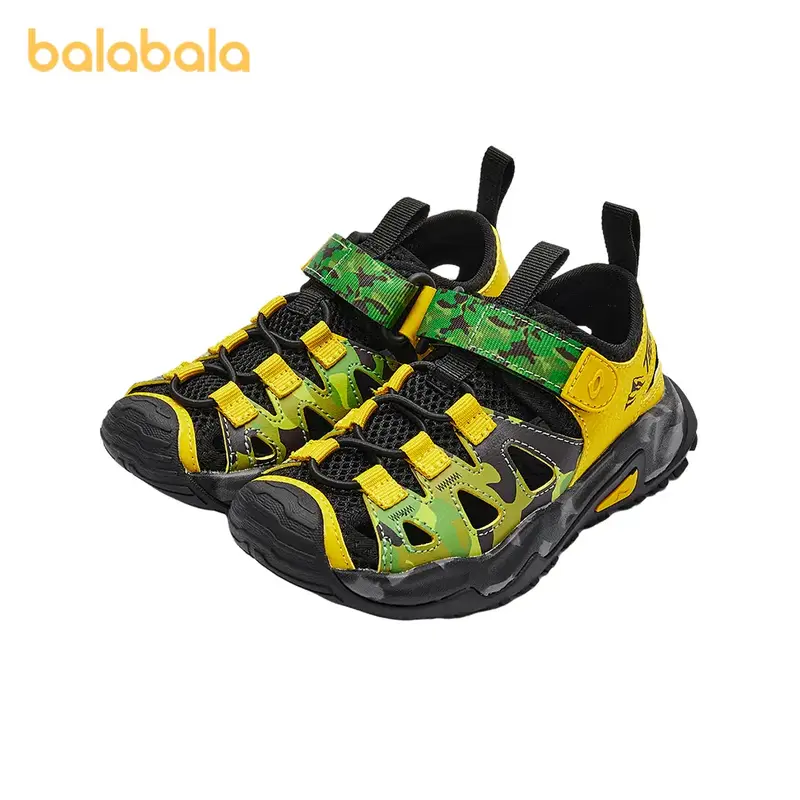 Balabala children's shoes sports sandals children's summer beach shoes boys and girls new package head tide traceability shoe...