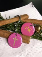 EWOPT NFC Cross Keychain – Personalized Jesus Keyring with Daily Bible Verses - Religious & Christian Gift Idea - Unique Ke...
