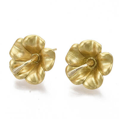 Spray Painted Alloy Stud Earring Findings