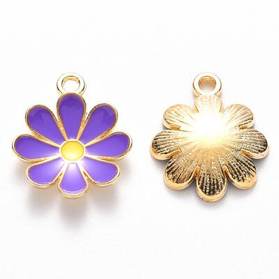Alloy Enamel Pendants