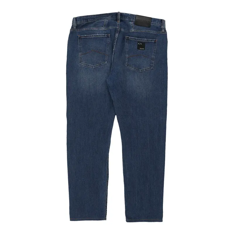 Armani Exchange Slim Jeans - 39W 31L Blue Cotton