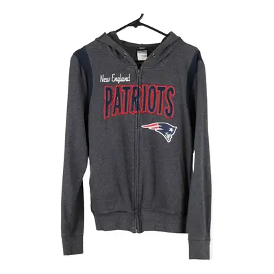 New England Patriots Nfl NFL Hoodie - Medium Grey Cotton Blend