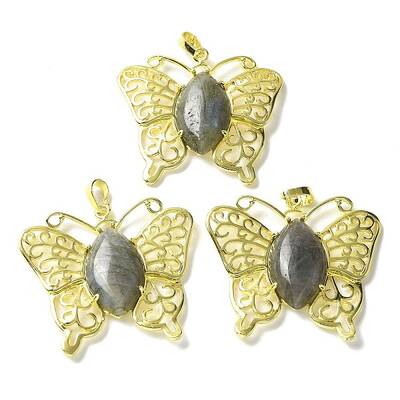 Natural Labradorite Pendants