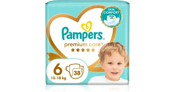 Pampers Premium Care size 6 disposable diaper 13+ kg 38 pieces