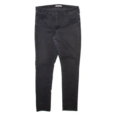 LEVI'S 311 Womens Jeans Grey Slim Skinny Stone Wash W33 L32