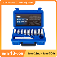 【Summer Tools】Bearing Press Kit, 10pc Bearing Race and Seal Driver Set with Seal Driver and 9 Bearing Adapters, Seal Inst...