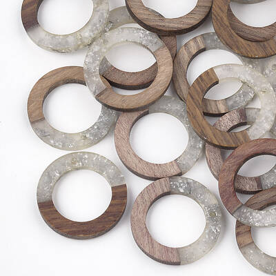 Resin & Wood Pendants